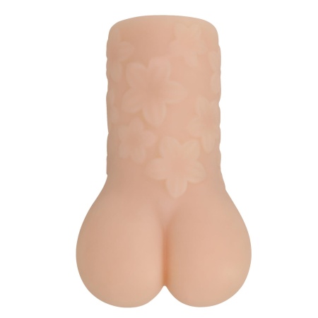 Masturbator Scarlet z żebrowanym kanałem TPR (17 cm) - 6