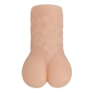 Masturbator Scarlet z żebrowanym kanałem TPR (17 cm) - 6