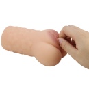 Masturbator Scarlet z żebrowanym kanałem TPR (17 cm) - 8