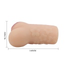 Masturbator Scarlet z żebrowanym kanałem TPR (17 cm) - 11