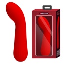Wibrator do punktu G Faun Red z 12 trybami wibracji i długością 18,5 cm - 1