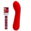 Wibrator do punktu G Faun Red z 12 trybami wibracji i długością 18,5 cm - 2