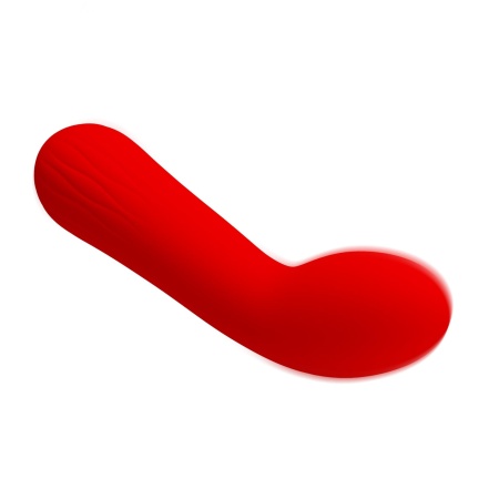 Wibrator do punktu G Faun Red z 12 trybami wibracji i długością 18,5 cm - 5