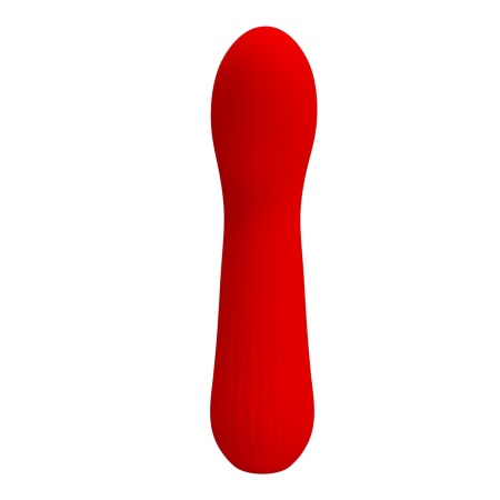 Wibrator do punktu G Faun Red z 12 trybami wibracji i długością 18,5 cm - 7