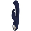 Wibrator króliczek Lamar - zakrzywiony trzon, 10 funkcji wibracji, 9 poziomów intensywności, silikon + ABS, 22 cm - 1