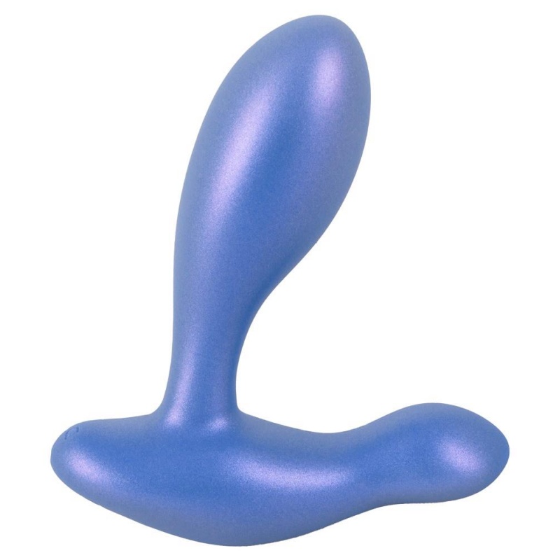 Wibrujący Korek Analny Flexible Butt Plug - Podwójna Stymulacja Prostaty i Krocza, Silikon z Powłoką PU, 11,5 cm - 4