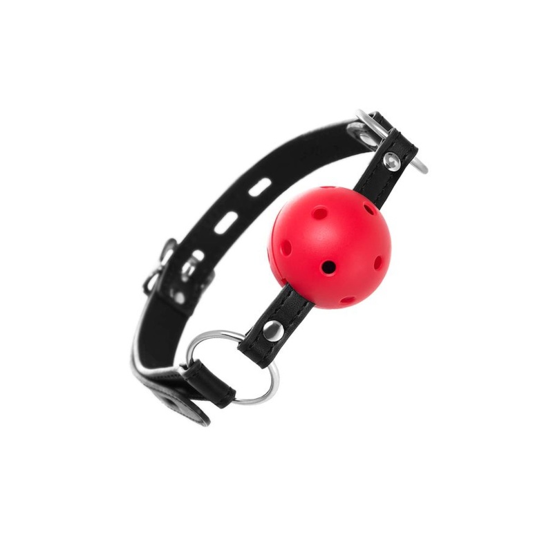 Anonymo gag, ABS plastic, red, 64 cm - 4