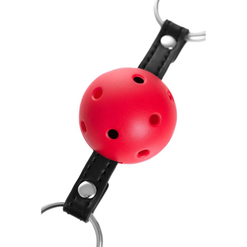Anonymo gag, ABS plastic, red, 64 cm - 5