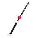 Anonymo gag, ABS plastic, red, 64 cm - 6