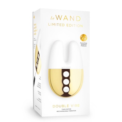 LE WAND DOUBLE VIBE WHITE GOLD - 1
