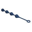 Kulki analne Waterdrop L z pętlą zabezpieczającą, 42,6 cm - 6