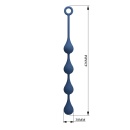 Kulki analne Waterdrop L z pętlą zabezpieczającą, 42,6 cm - 7
