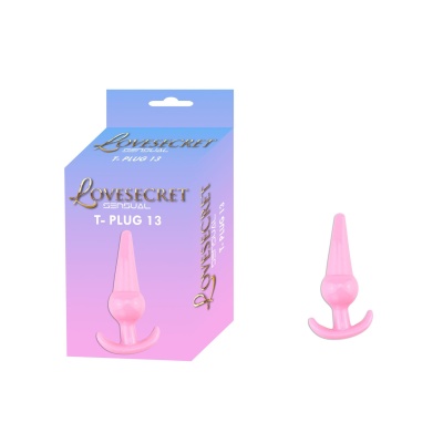 Korek analny T-Plug 13 Pink 12,6 cm - 1