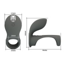 Pierścień na penisa Master Ring - 7 trybów wibracji, funkcja pamięci, silikon, 9 cm średnicy - 5