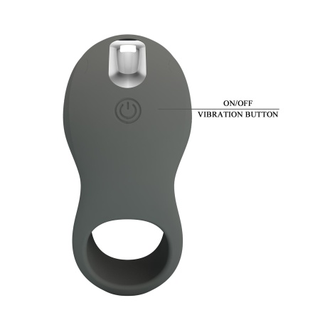 Pierścień na penisa Master Ring - 7 trybów wibracji, funkcja pamięci, silikon, 9 cm średnicy - 6