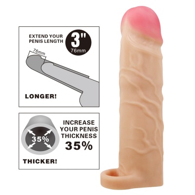 PRETTY LOVE - Gerd Flesh, Extend your penis lenghth 3'' (76mm) - 1 2