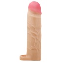 Nakładka na penisa Gerd Flesh z rowkami i paskiem, 7,6 cm - 3