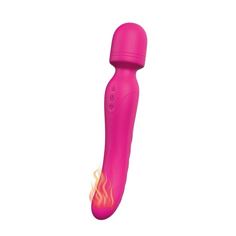 Masażer wand Heating Bodywand z podgrzewaniem, 9 trybami wibracji, 3 poziomami intensywności, długość 23,2 cm - 1
