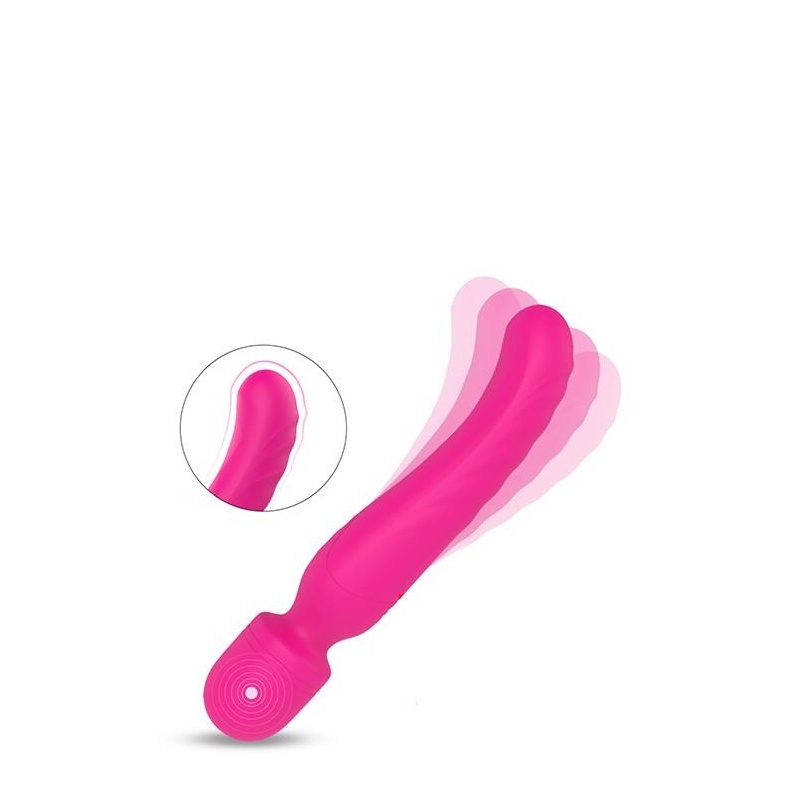 Masażer wand Heating Bodywand z podgrzewaniem, 9 trybami wibracji, 3 poziomami intensywności, długość 23,2 cm - 3