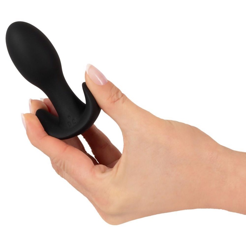 Wibrujący korek analny ANOS Mini Plug – elastyczny trzon, 20 trybów wibracji, długość 8,9 cm, średnica 3 cm - 9
