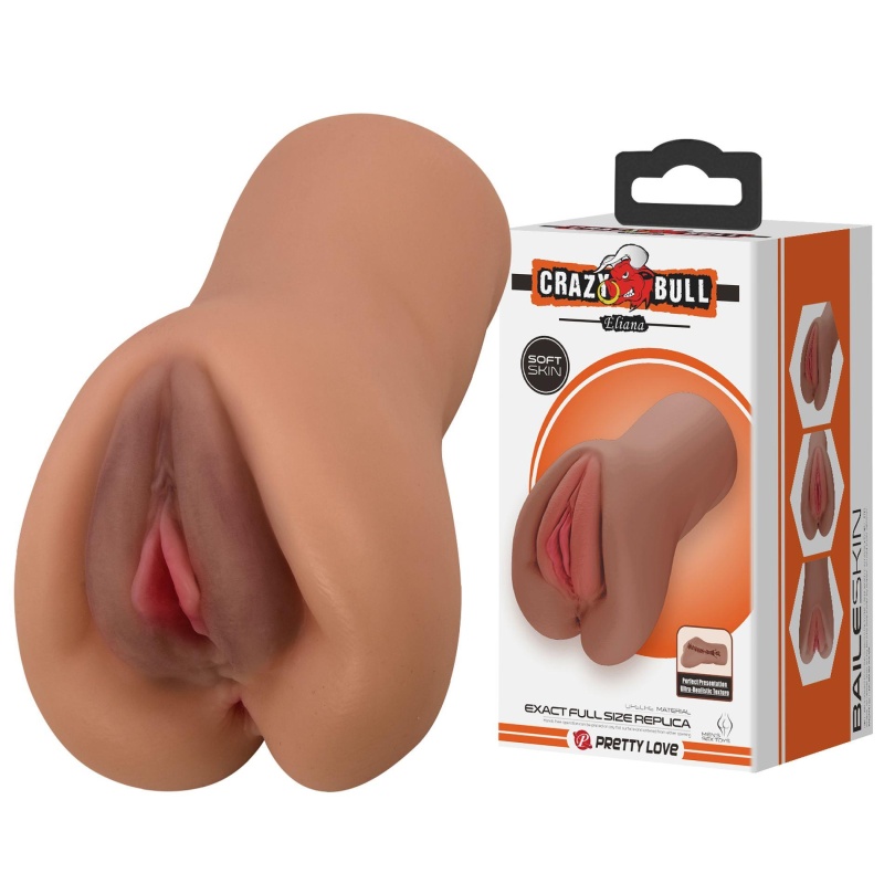 Masturbator Eliana TPR z żebrowanym kanałem - 1