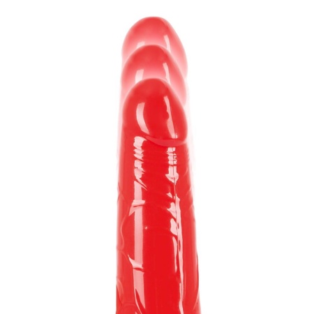 Wibrator Red Push 27,5 cm z funkcją pulsacji (push) i 7 trybami wibracji, TPE - 8