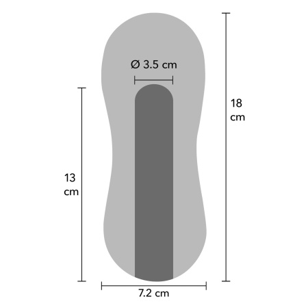 Masturbator Stroker Pussy 1 wibrujący 18 cm - 3