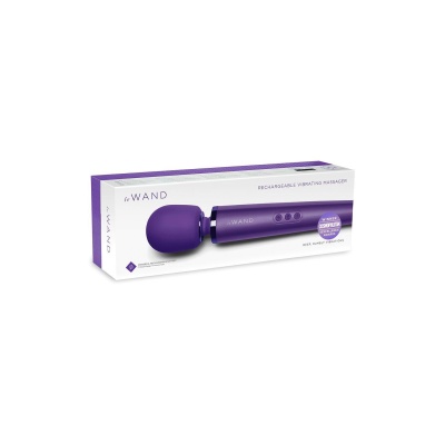 Masażer Le Wand Rechargeable Purple - 10 prędkości i 20 wzorców, 34 cm x 6,2 cm - 1