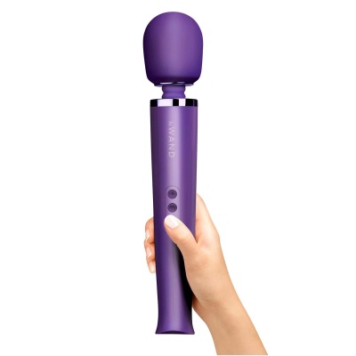 Masażer Le Wand Rechargeable Purple - 10 prędkości i 20 wzorców, 34 cm x 6,2 cm - 1 2