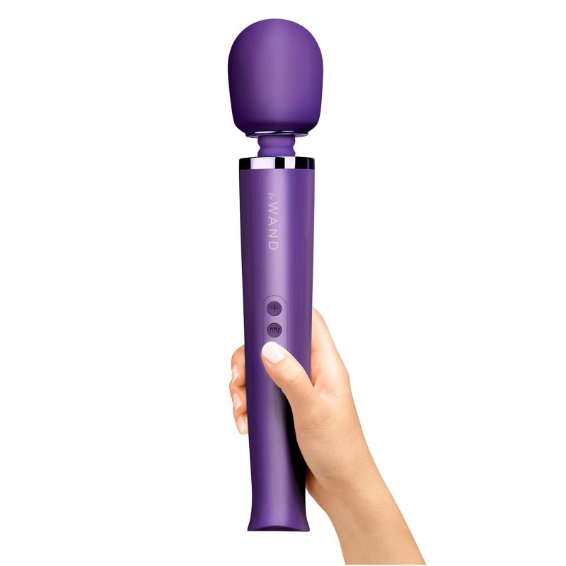Masażer Le Wand Rechargeable Purple - 10 prędkości i 20 wzorców, 34 cm x 6,2 cm - 2