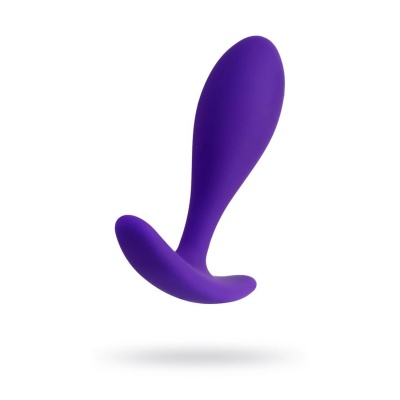 Korek analny Anal Plug Hub - matowy silikon, szeroka podstawa, 7,2 cm - 1