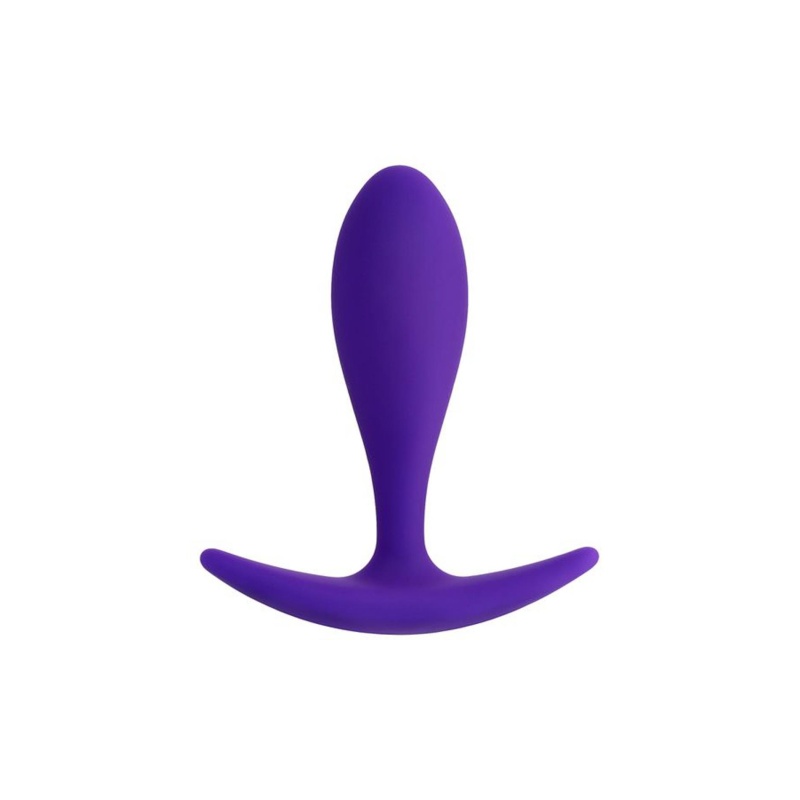 Korek analny Anal Plug Hub - matowy silikon, szeroka podstawa, 7,2 cm - 3