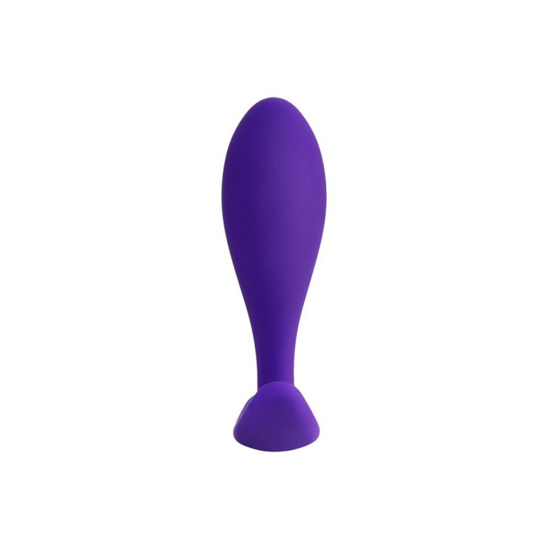 Korek analny Anal Plug Hub - matowy silikon, szeroka podstawa, 7,2 cm - 4