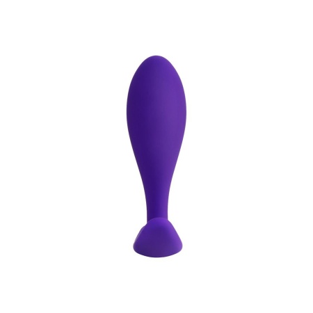 Korek analny Anal Plug Hub - matowy silikon, szeroka podstawa, 7,2 cm - 4