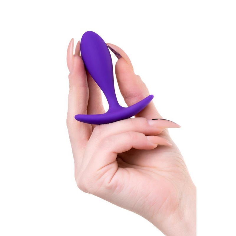 Korek analny Anal Plug Hub - matowy silikon, szeroka podstawa, 7,2 cm - 5