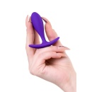 Korek analny Anal Plug Hub - matowy silikon, szeroka podstawa, 7,2 cm - 5