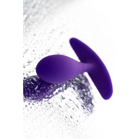 Korek analny Anal Plug Hub - matowy silikon, szeroka podstawa, 7,2 cm - 7
