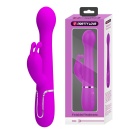 Wibrator króliczek Dejon Twinkled Tenderness Purple - 7 funkcji wibracji, 4 tryby wypychania, 4 funkcje rotacji, dwa niezależne - 1
