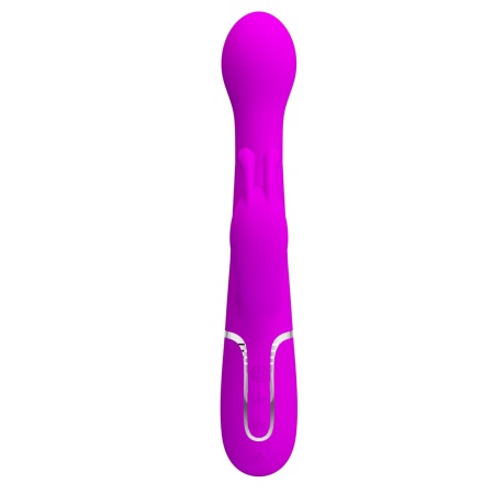 Wibrator króliczek Dejon Twinkled Tenderness Purple - 7 funkcji wibracji, 4 tryby wypychania, 4 funkcje rotacji, dwa niezależne - 4