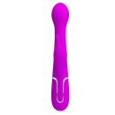 Wibrator króliczek Dejon Twinkled Tenderness Purple - 7 funkcji wibracji, 4 tryby wypychania, 4 funkcje rotacji, dwa niezależne - 4