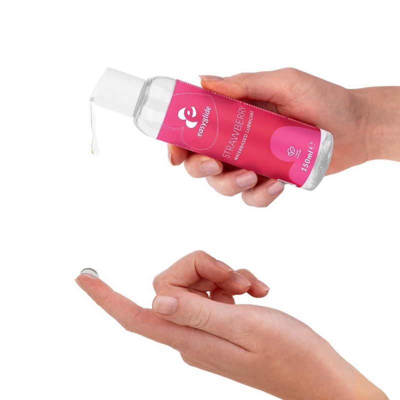 EasyGlide - Strawberry Water-BasedLubricant 150 ml - 5