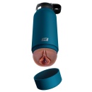 Masturbator Private Pleaser w formie dyskretnej butelki z rękawem Fanta Flesh, 23,8 cm, zaworek podciśnienia - 2