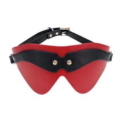 Milan Collection - Blindfold - Black/Red - 1