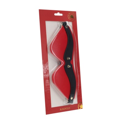Milan Collection - Blindfold - Black/Red - 1 2