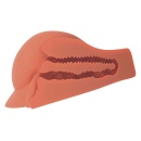 Masturbator realistyczny pośladków Tan – dwa kanały (pochwa i odbyt), 19,1 cm - 5