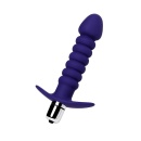 Wibrator analny Condal Violet z reliefową powierzchnią i szeroką podstawą, 14 cm - 2