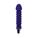 Wibrator analny Condal Violet z reliefową powierzchnią i szeroką podstawą, 14 cm - 4