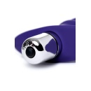 Wibrator analny Condal Violet z reliefową powierzchnią i szeroką podstawą, 14 cm - 6