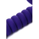 Wibrator analny Condal Violet z reliefową powierzchnią i szeroką podstawą, 14 cm - 7