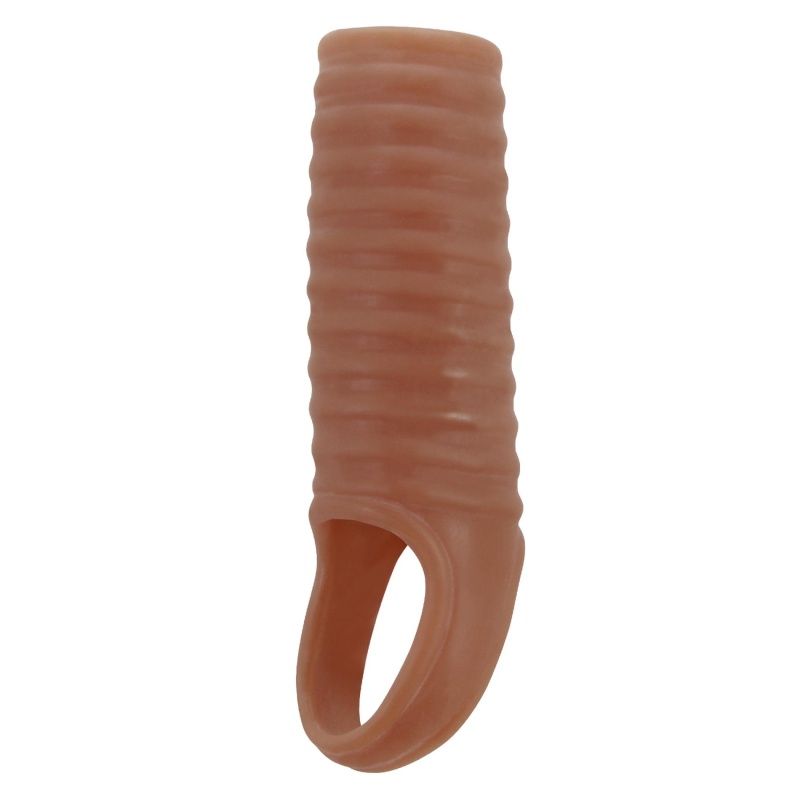 Nakładka na penisa Hartman z pierścieniem usztywniającym, 11,2 cm - 3